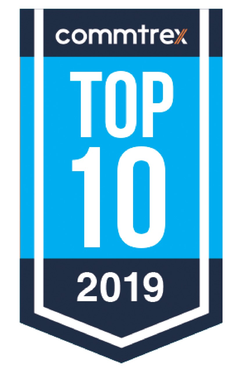 Commtrex Top 10 Supplier Logo